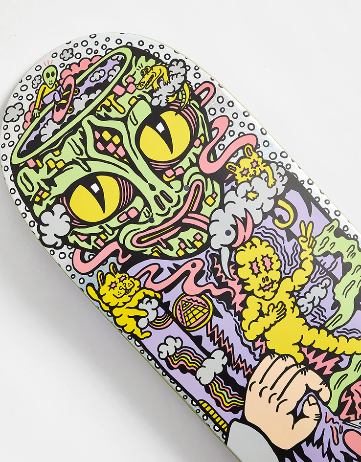 Santa Cruz Knibbs Reptilian Skateboard Deck - 8.5" - Image 2