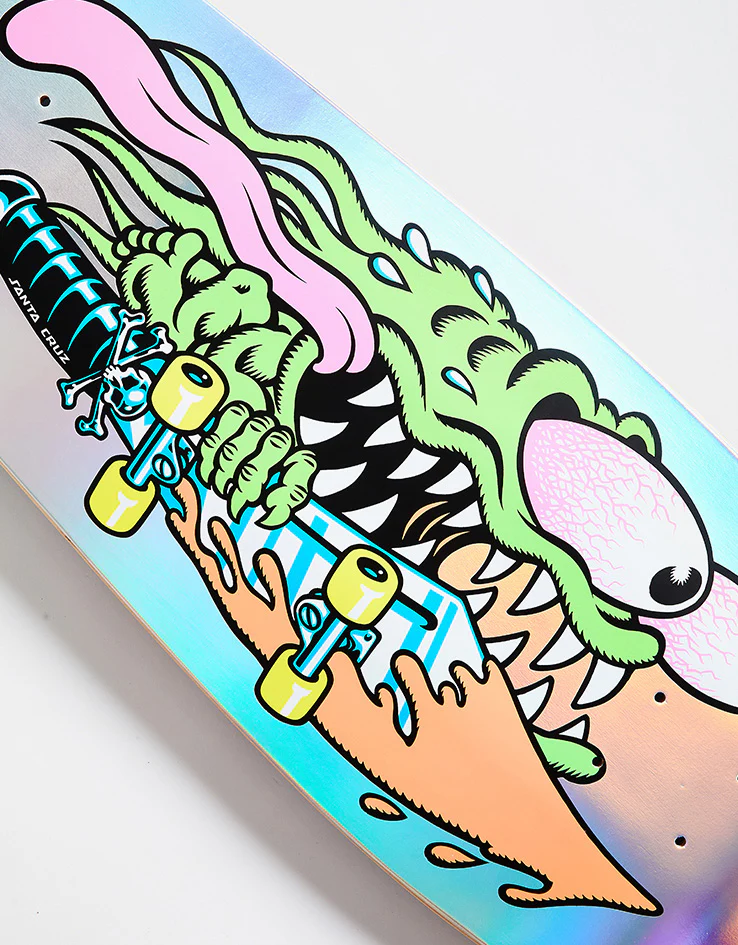 Santa Cruz Meek Slasher Reissue Skateboard Deck - 10.1" - Image 2