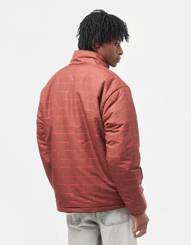 Santa Cruz Mimic Reversible Jacket - Black/Brick - Image 11