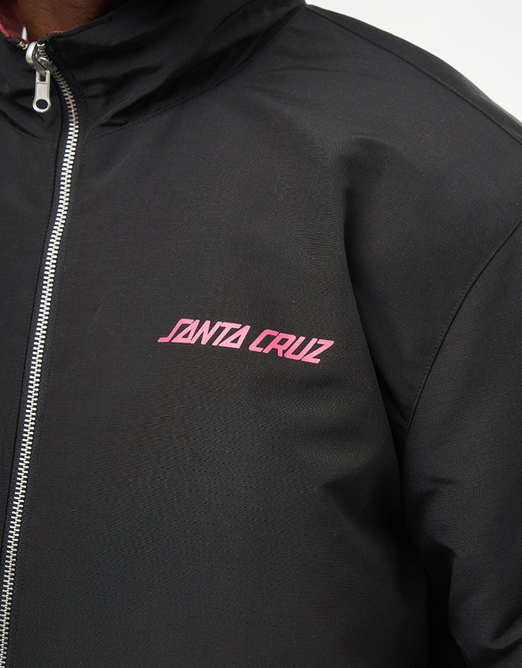 Santa Cruz Mimic Reversible Jacket - Black/Brick - Image 5