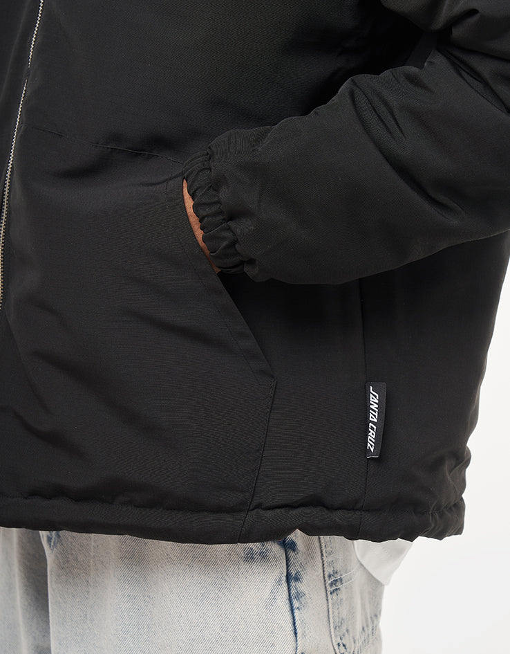 Santa Cruz Mimic Reversible Jacket - Black/Brick - Image 7