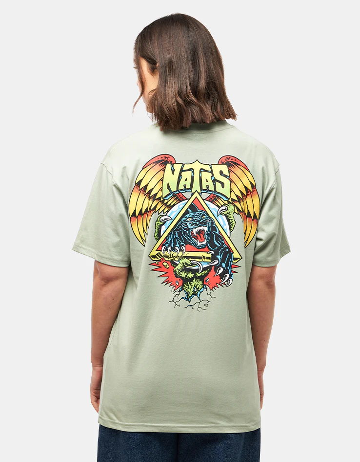Santa Cruz Natas SC Panther T-Shirt - Moon Rock - Image 5