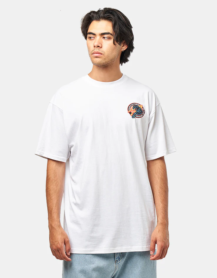 Santa Cruz Natas SC Panther T-Shirt - White - Image 2