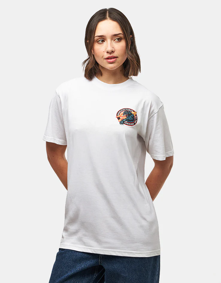 Santa Cruz Natas SC Panther T-Shirt - White - Image 6