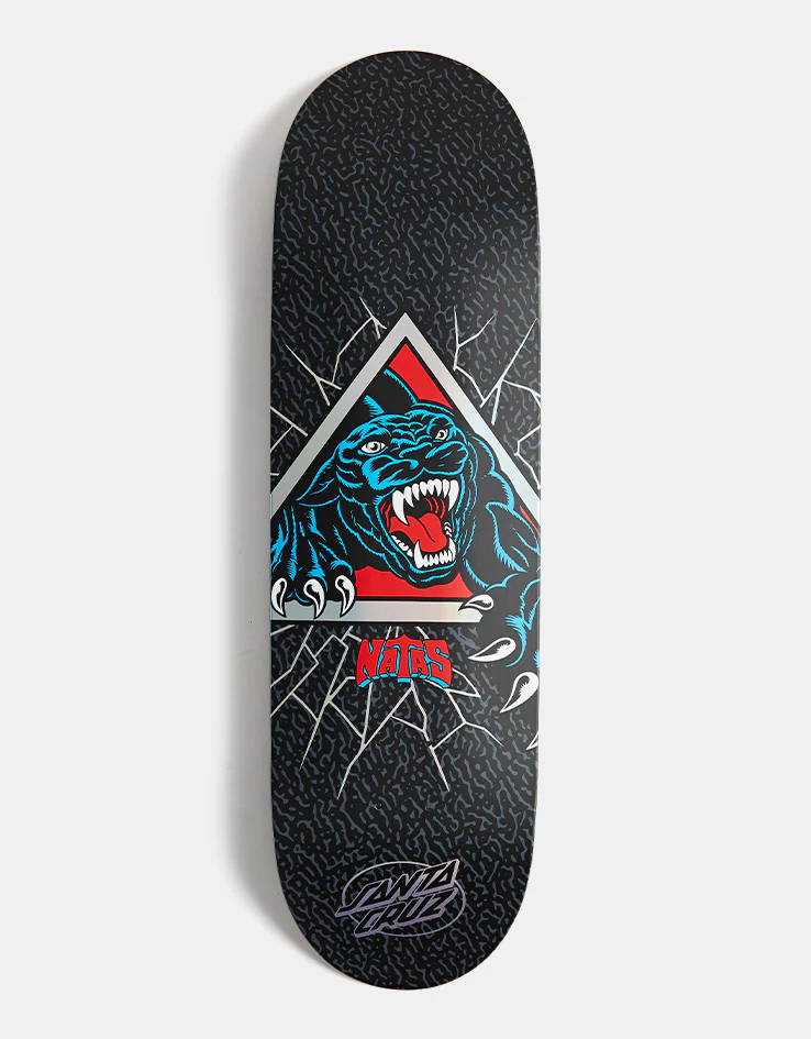 Santa Cruz Natas Shattered Panther VX Skateboard Deck - 9"
