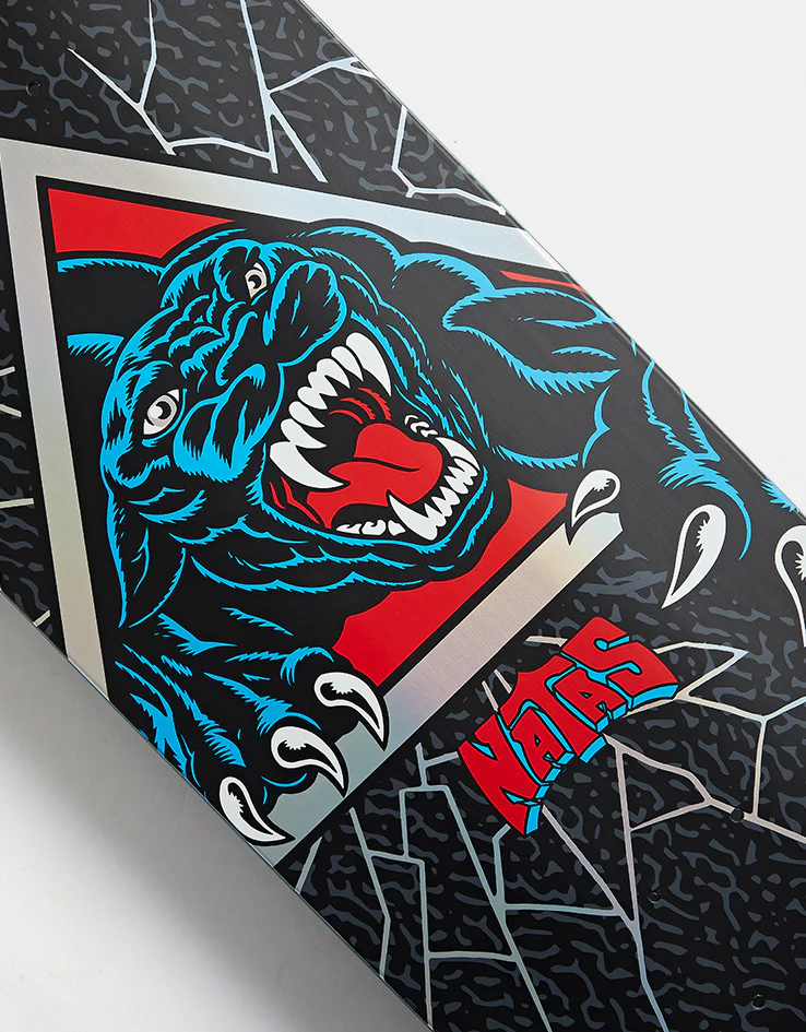 Santa Cruz Natas Shattered Panther VX Skateboard Deck - 9" - Image 3