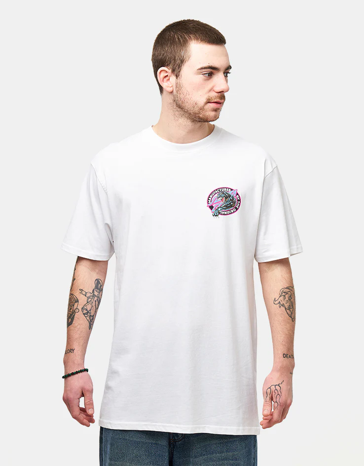 Santa Cruz Natas Sketch Panther T-Shirt - White - Image 2