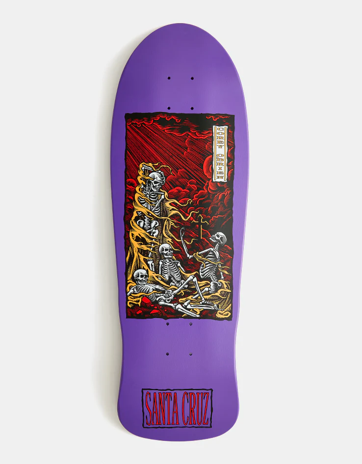 Santa Cruz O'Brien Purgatory Reissue Skateboard Deck - 9.85"