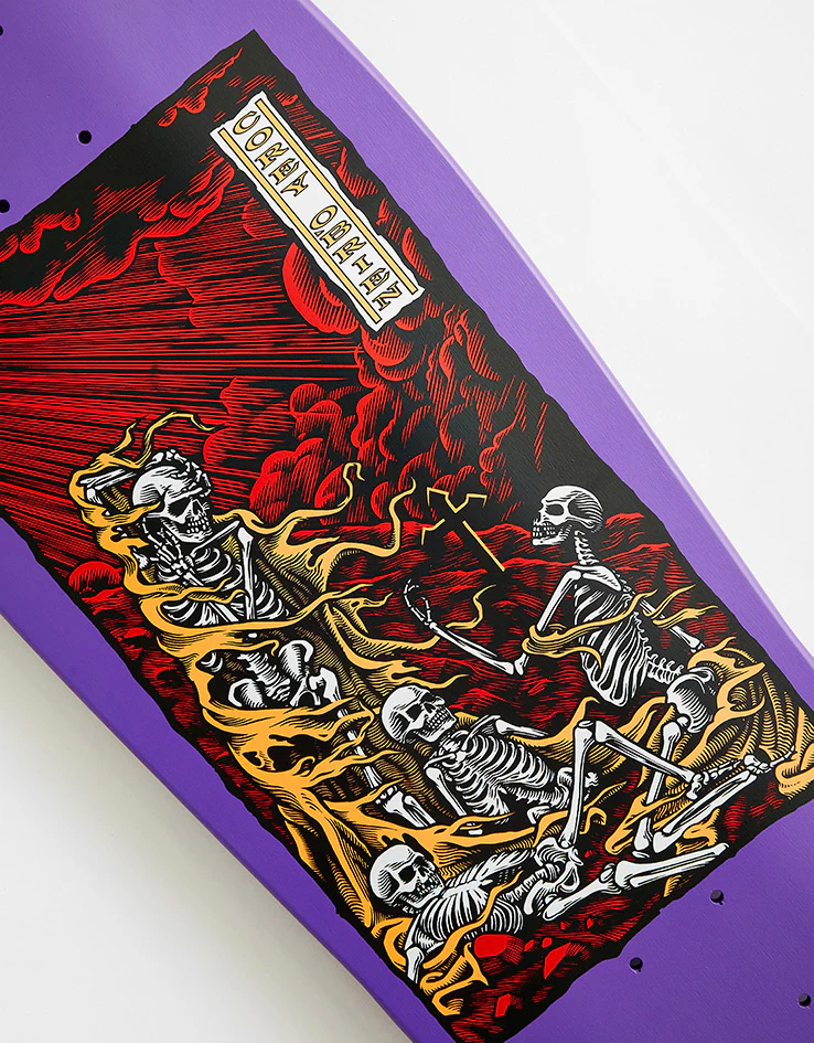 Santa Cruz O'Brien Purgatory Reissue Skateboard Deck - 9.85" - Image 3