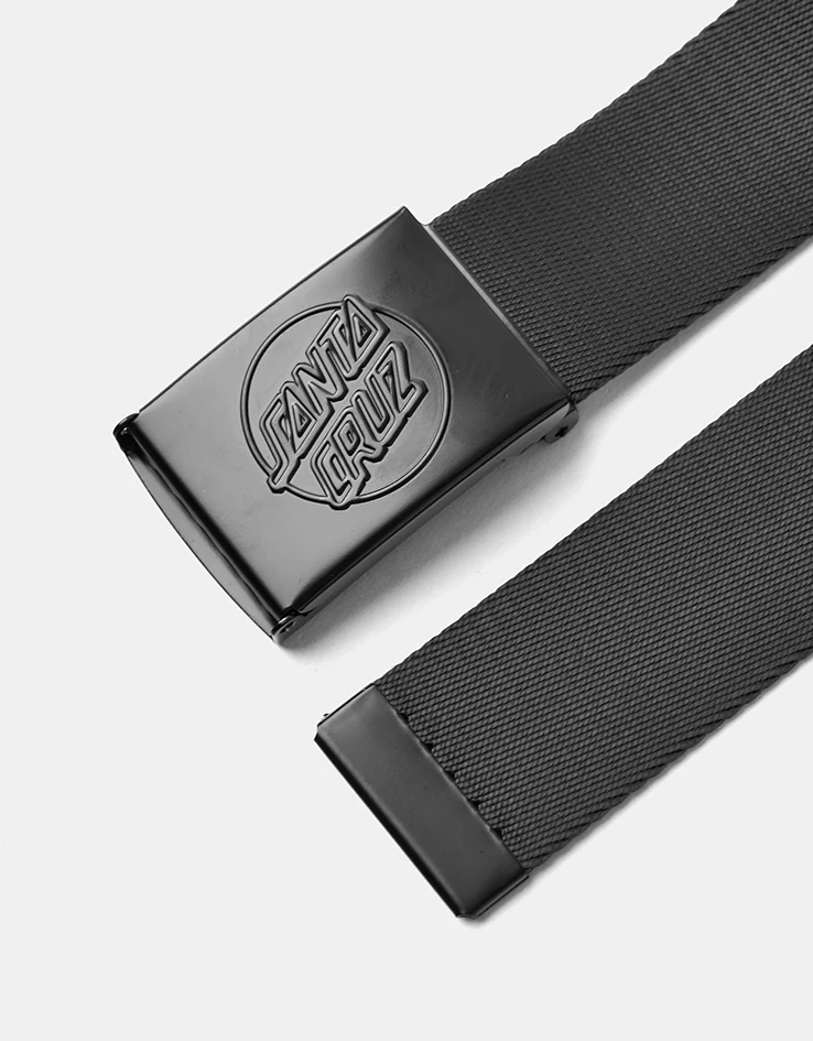 Santa Cruz Opus Dot Embossed Web Belt - Black - Image 2