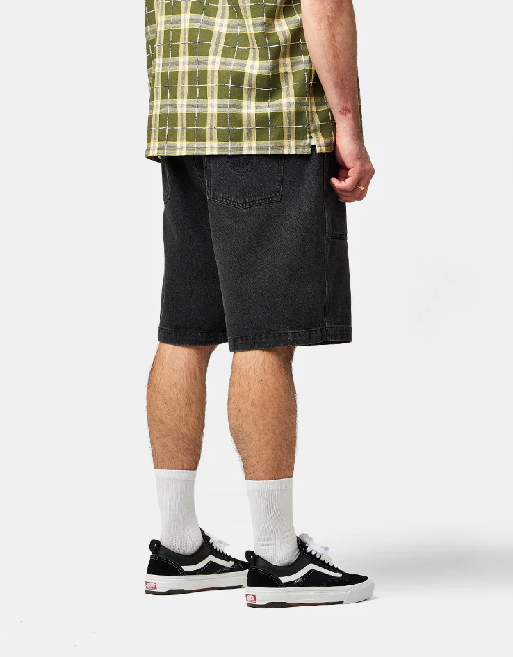Santa Cruz Opus Dot Workwear Shorts - Black - Image 2