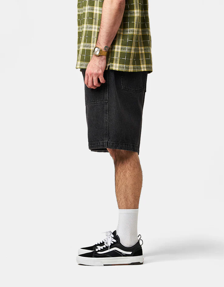Santa Cruz Opus Dot Workwear Shorts - Black - Image 3