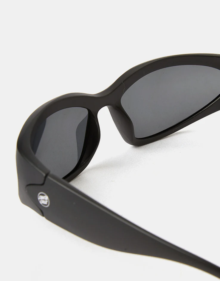 Santa Cruz Opus Dot Wrap Sunglasses - Black/Black - Image 5