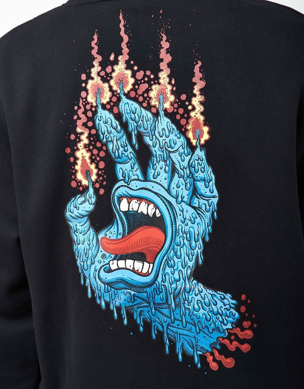 Santa Cruz Pace Ritual Hand Pullover Hoodie - Black - Image 2