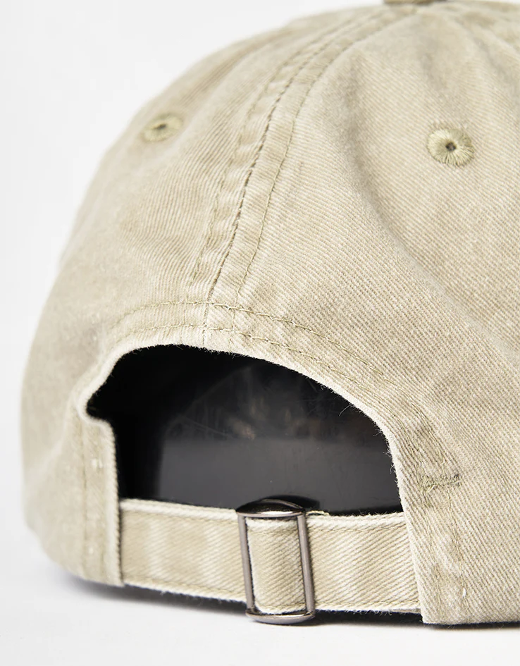 Santa Cruz Partial Dot Strapback Cap - Faded Khaki - Image 3