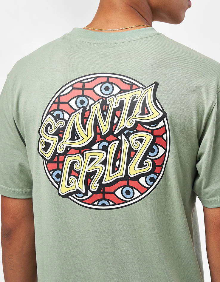 Santa Cruz Salba Eyes Dot T-Shirt - Moon Rock - Image 4