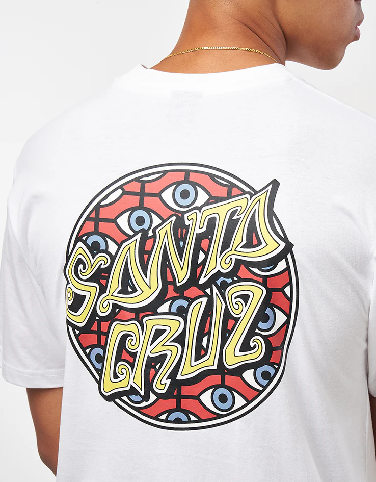 Santa Cruz Salba Eyes Dot T-Shirt - White - Image 3