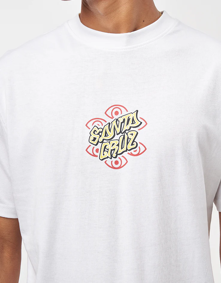 Santa Cruz Salba Eyes Dot T-Shirt - White - Image 4