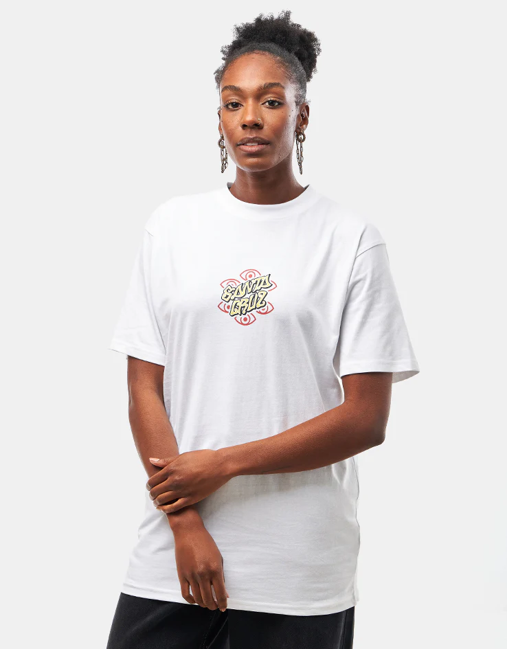 Santa Cruz Salba Eyes Dot T-Shirt - White - Image 5