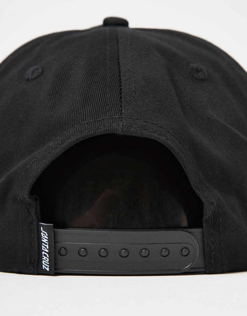 Santa Cruz Salba Tiger Simplified Snapback Cap - Black - Image 4