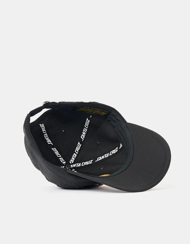 Santa Cruz Salba Voodoo Pit Strapback Cap - Black - Image 5