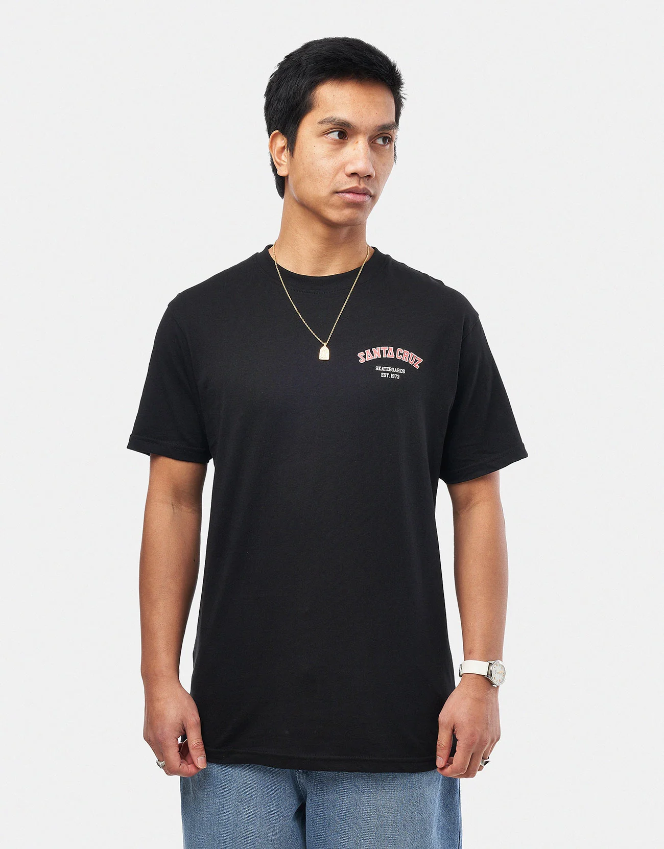 Santa Cruz Screaming Foam Hand T-Shirt - Black - Image 3