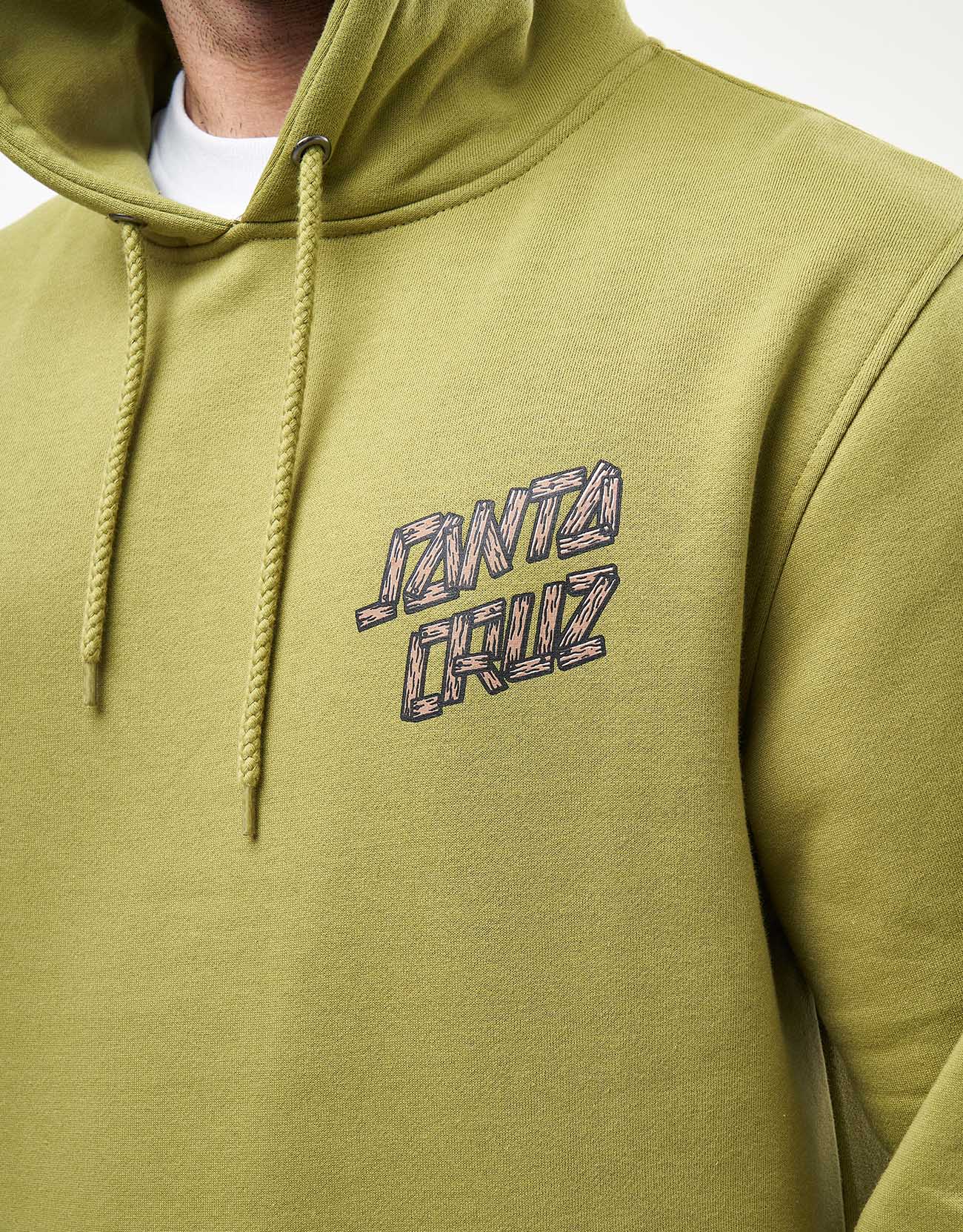 Santa Cruz Screaming Grizzly Pullover Hoodie - Iguana - Image 4
