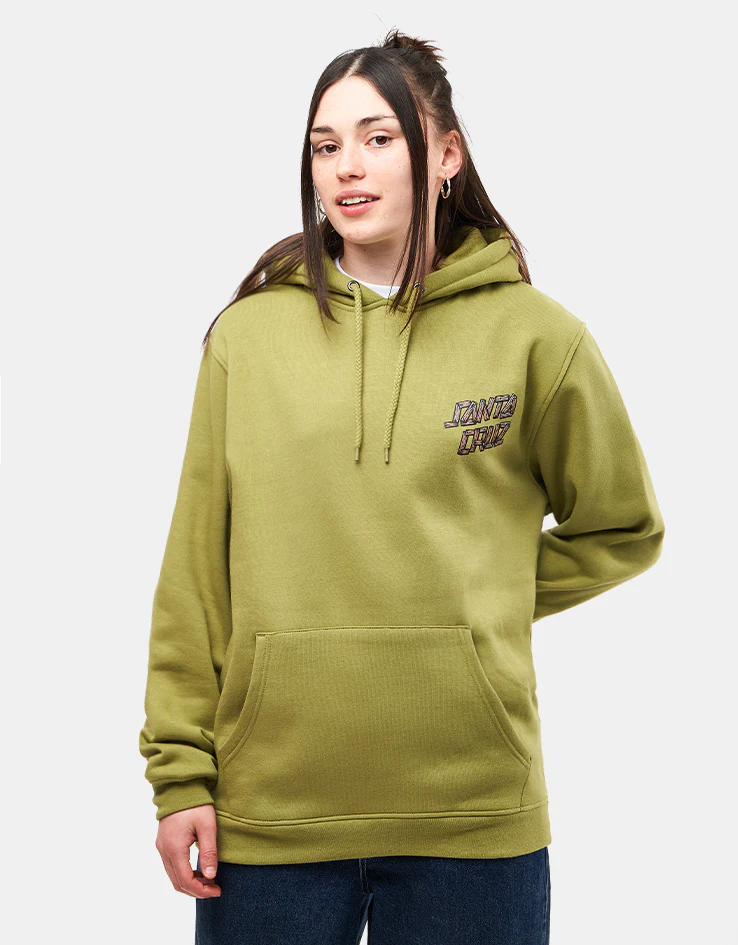 Santa Cruz Screaming Grizzly Pullover Hoodie - Iguana - Image 7