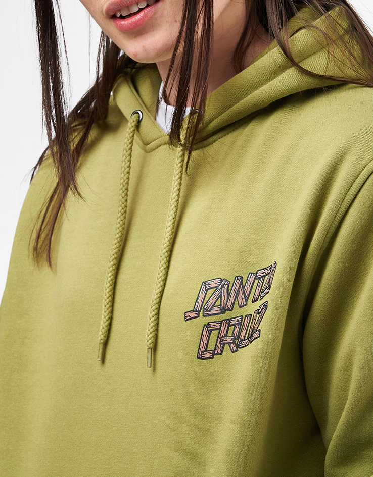 Santa Cruz Screaming Grizzly Pullover Hoodie - Iguana - Image 9