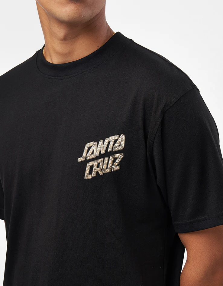 Santa Cruz Screaming Grizzly T-Shirt - Black - Image 2