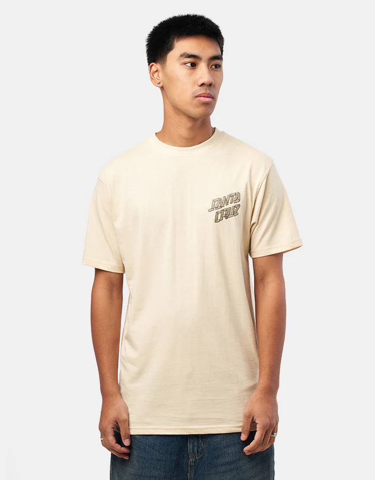 Santa Cruz Screaming Grizzly T-Shirt - Blond Wood - Image 3