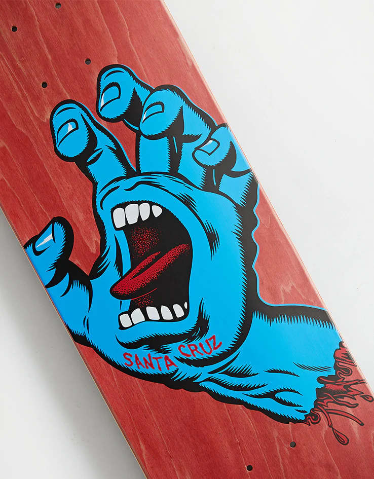 Santa Cruz Screaming Hand Skateboard Deck - 8" - Image 3