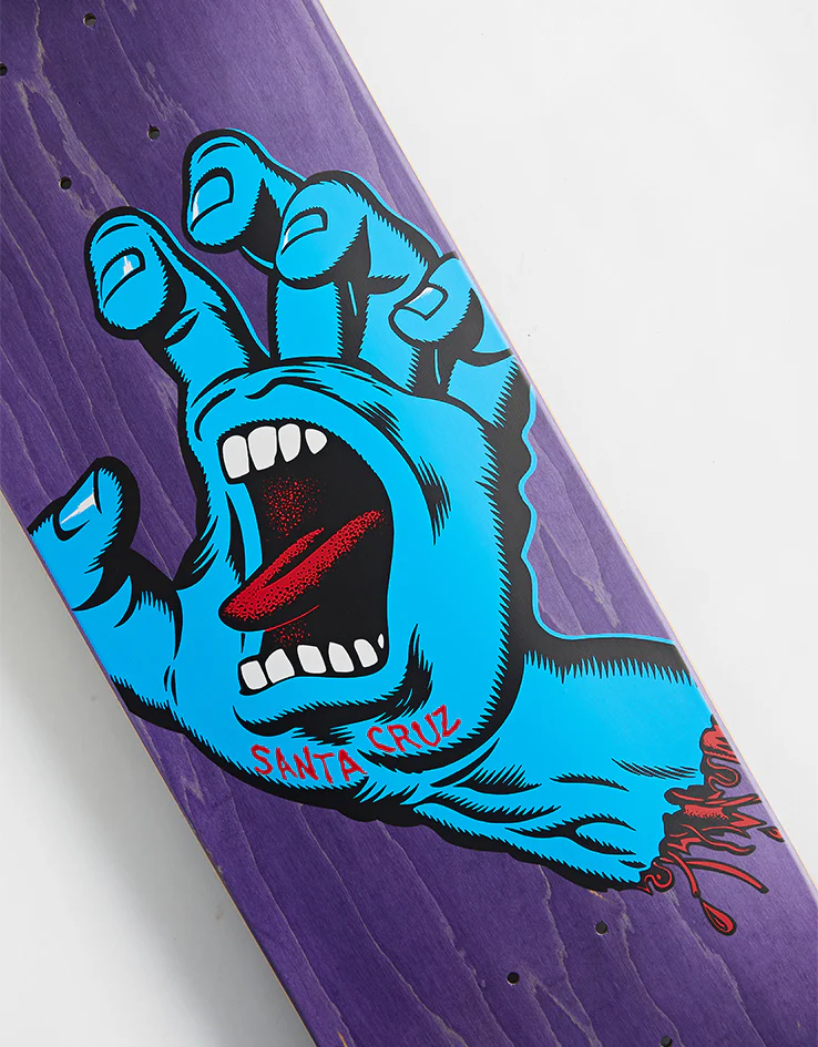 Santa Cruz Screaming Hand Skateboard Deck - 8.375 - Image 2