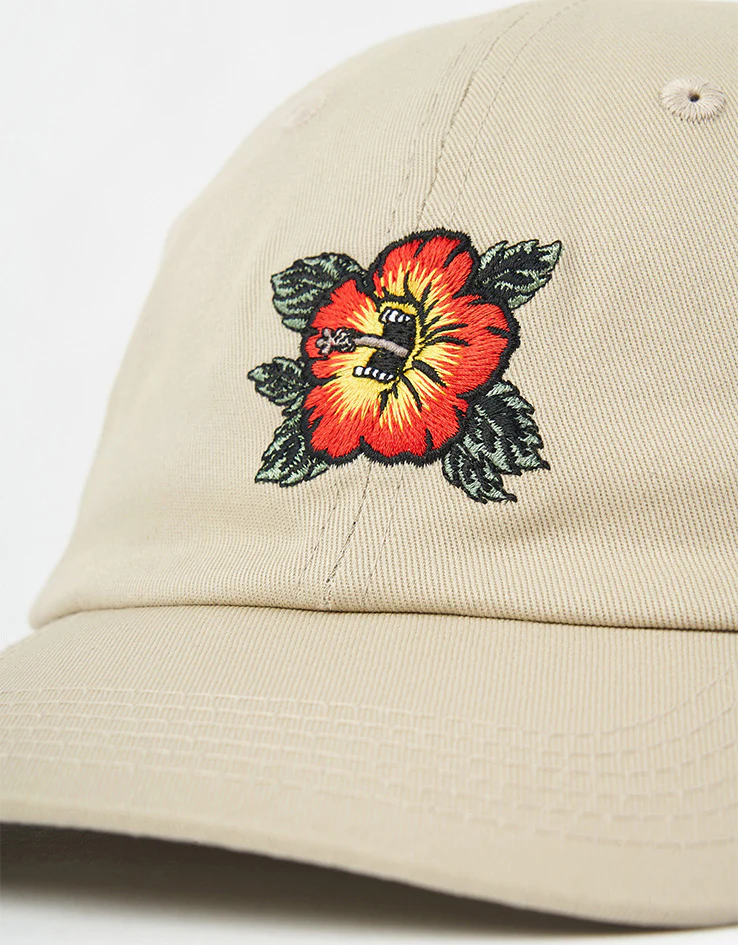 Santa Cruz Screaming Hibiscus Strapback Cap - Blond Wood - Image 2