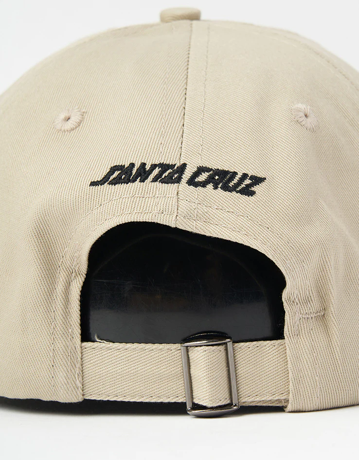 Santa Cruz Screaming Hibiscus Strapback Cap - Blond Wood - Image 3