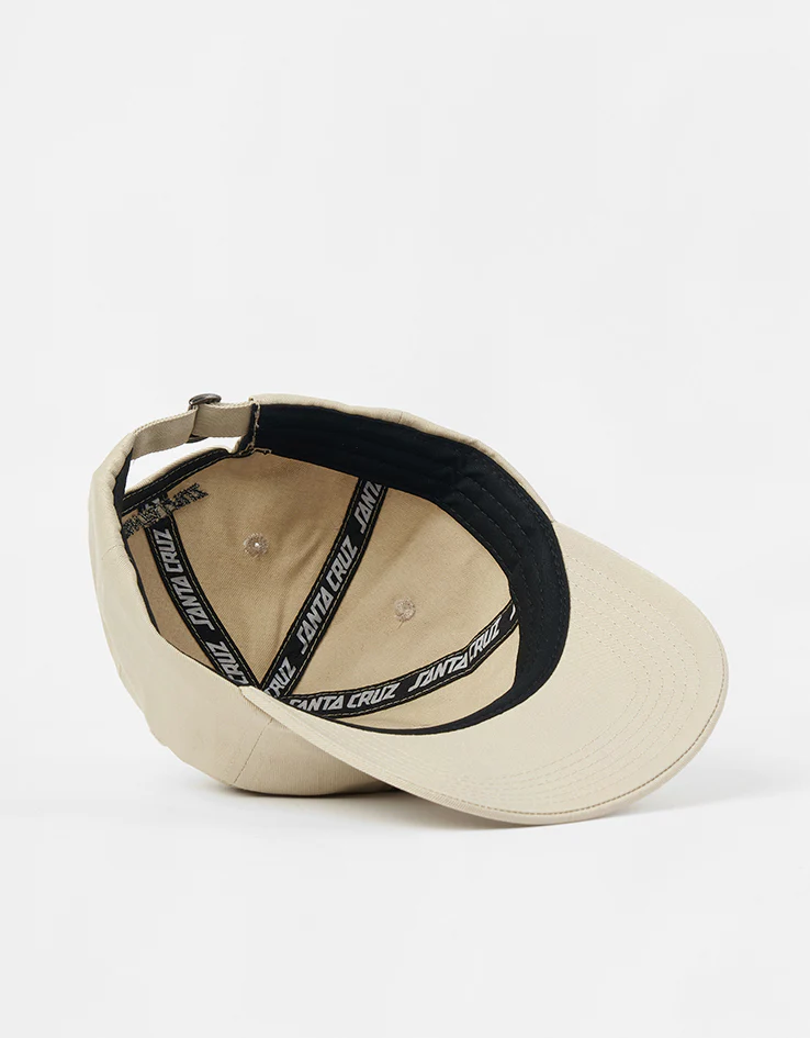 Santa Cruz Screaming Hibiscus Strapback Cap - Blond Wood - Image 5