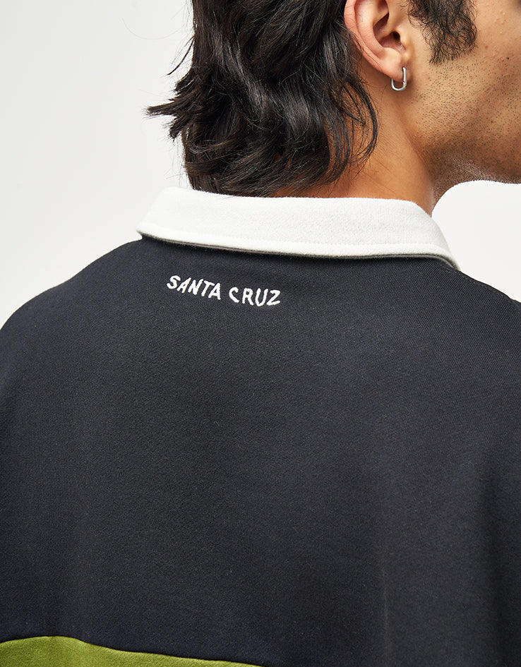 Santa Cruz Screaming Mini Flame 1/4 Zip - Black - Image 4