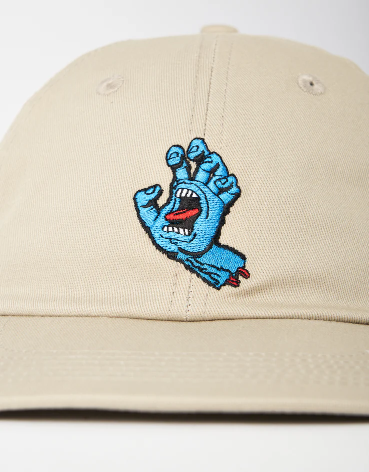 Santa Cruz Screaming Mini Hand Strapback Cap - Blonde Wood - Image 2
