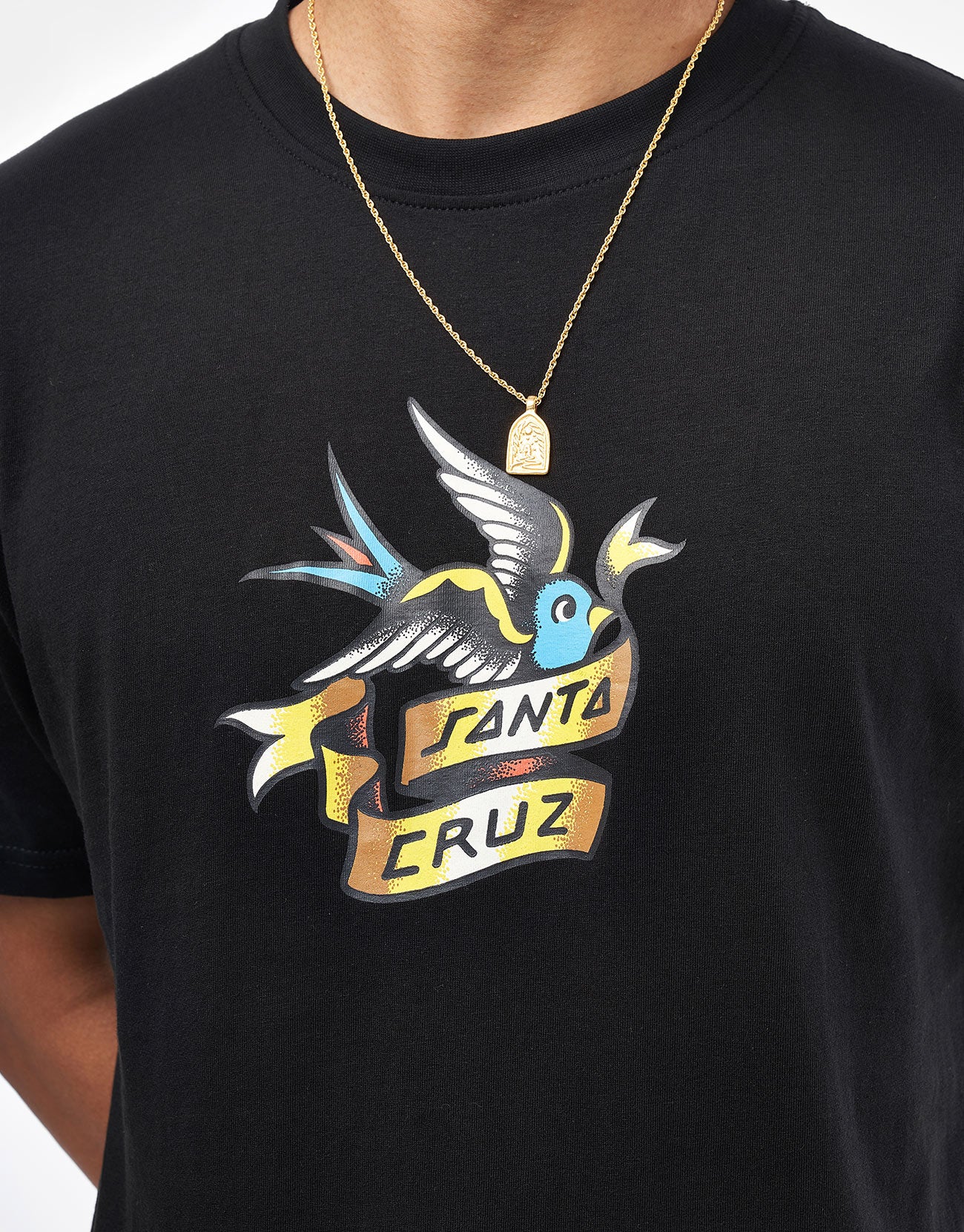 Santa Cruz Sommer Sparrow Front T-Shirt - Black - Image 2