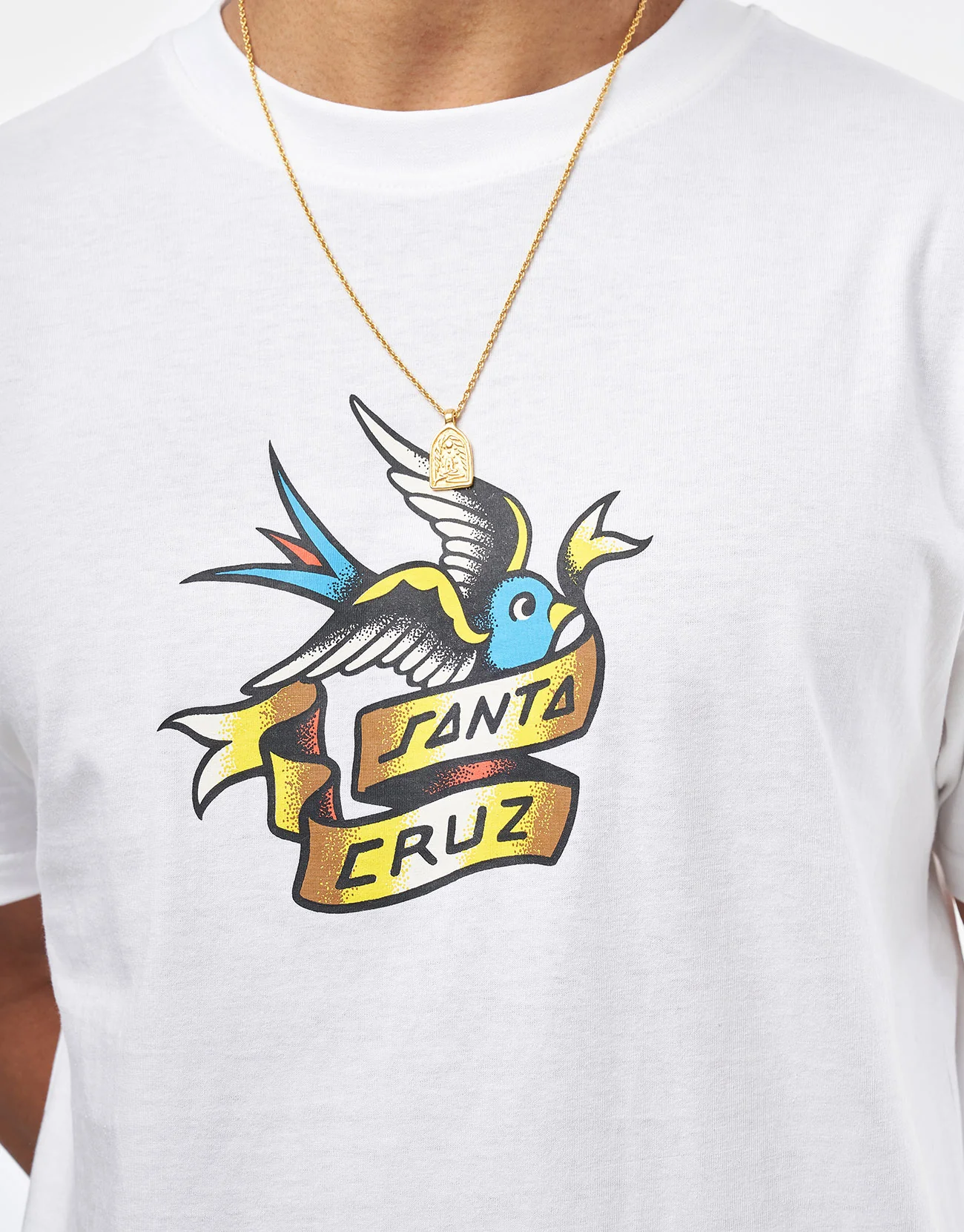 Santa Cruz Sommer Sparrow Front T-Shirt - White - Image 2