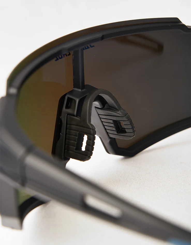 Santa Cruz Strip Racer Sunglasses - Black Blue/Blue - Image 6