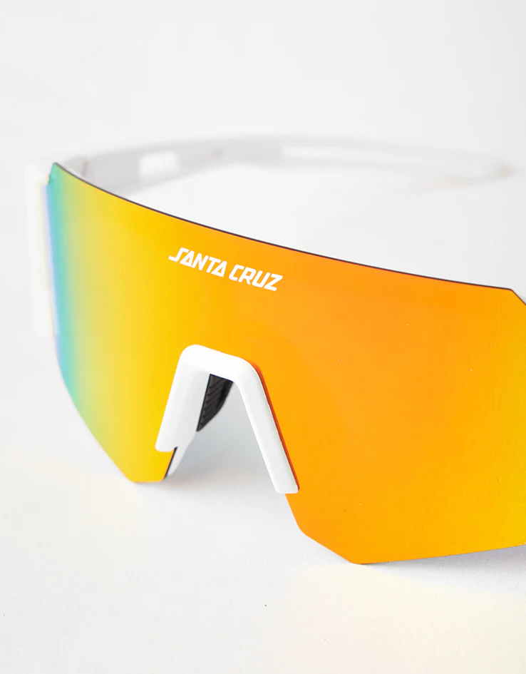 Santa Cruz Strip Racer Sunglasses - White Orange/Red - Image 3