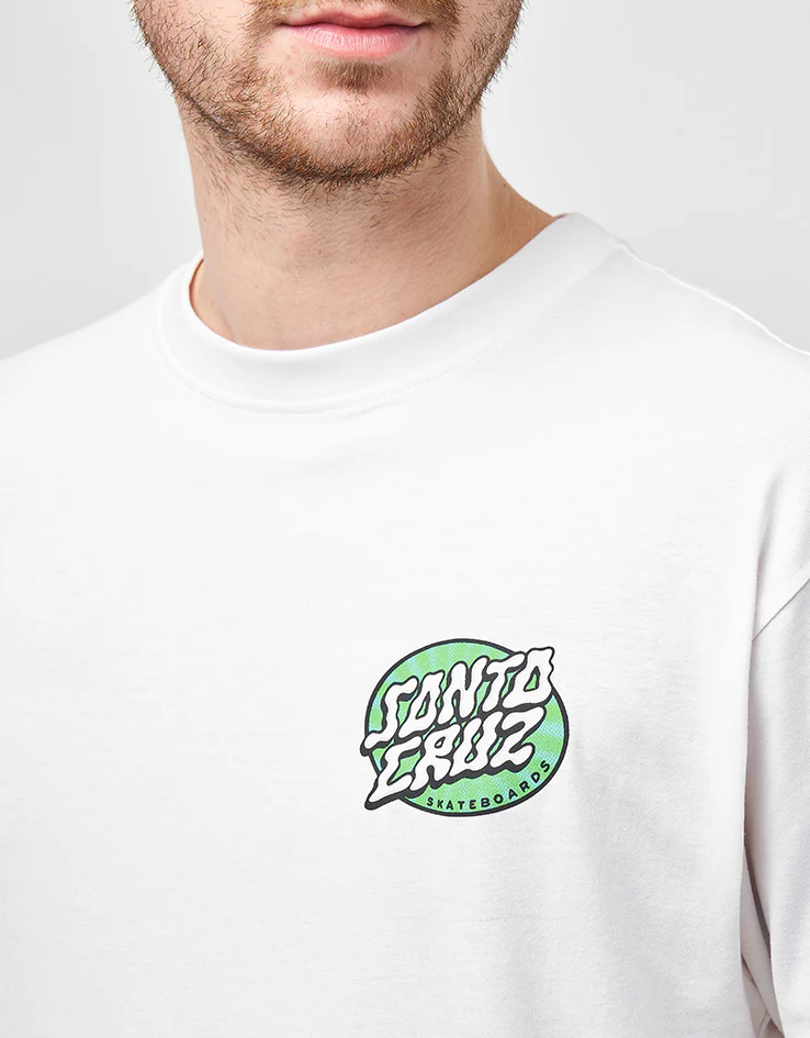 Santa Cruz Vertigo Dot T-Shirt - White - Image 4