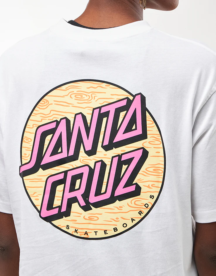 Santa Cruz Wagon Dot Chest T-Shirt - White - Image 7