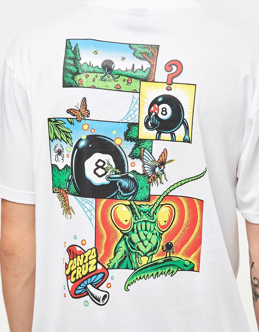 Santa Cruz Winkowski 8Ballr Comic T-Shirt - White - Image 3