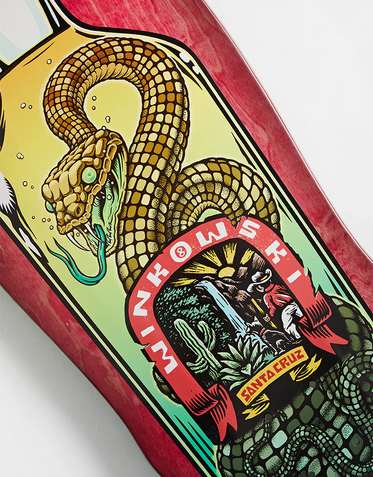 Santa Cruz Winkowski Agave Snake Skateboard Deck - 10.35" - Image 2