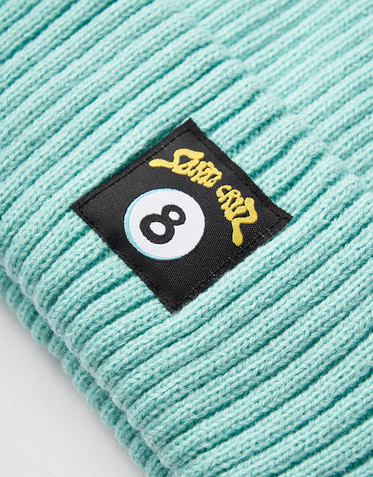 Santa Cruz Winkowski Ocho Label Beanie - Pool Blue - Image 2
