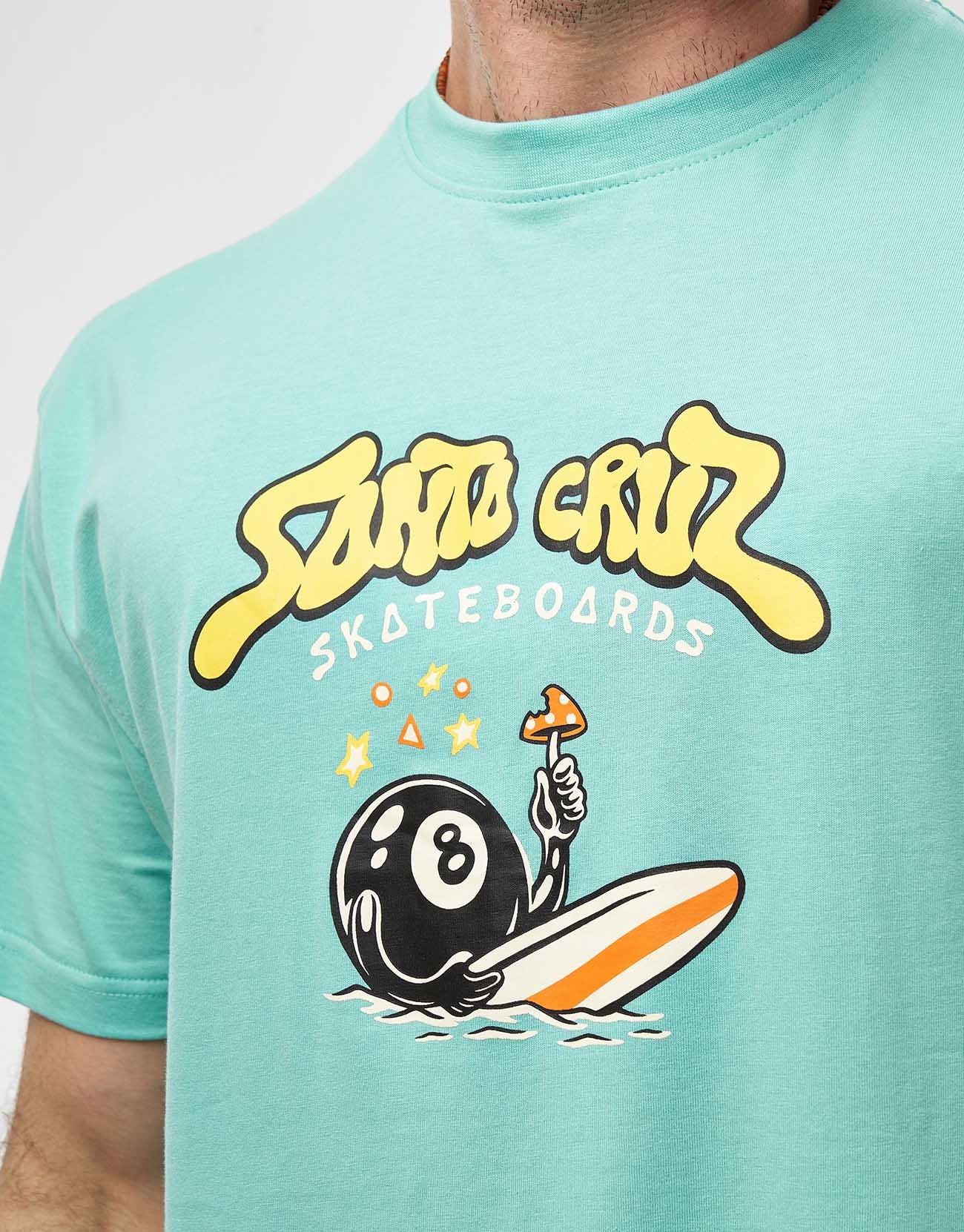 Santa Cruz Winkowski Surf Front T-Shirt - Pool Blue - Image 2