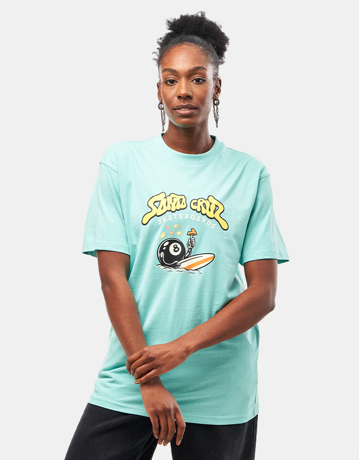 Santa Cruz Winkowski Surf Front T-Shirt - Pool Blue - Image 4