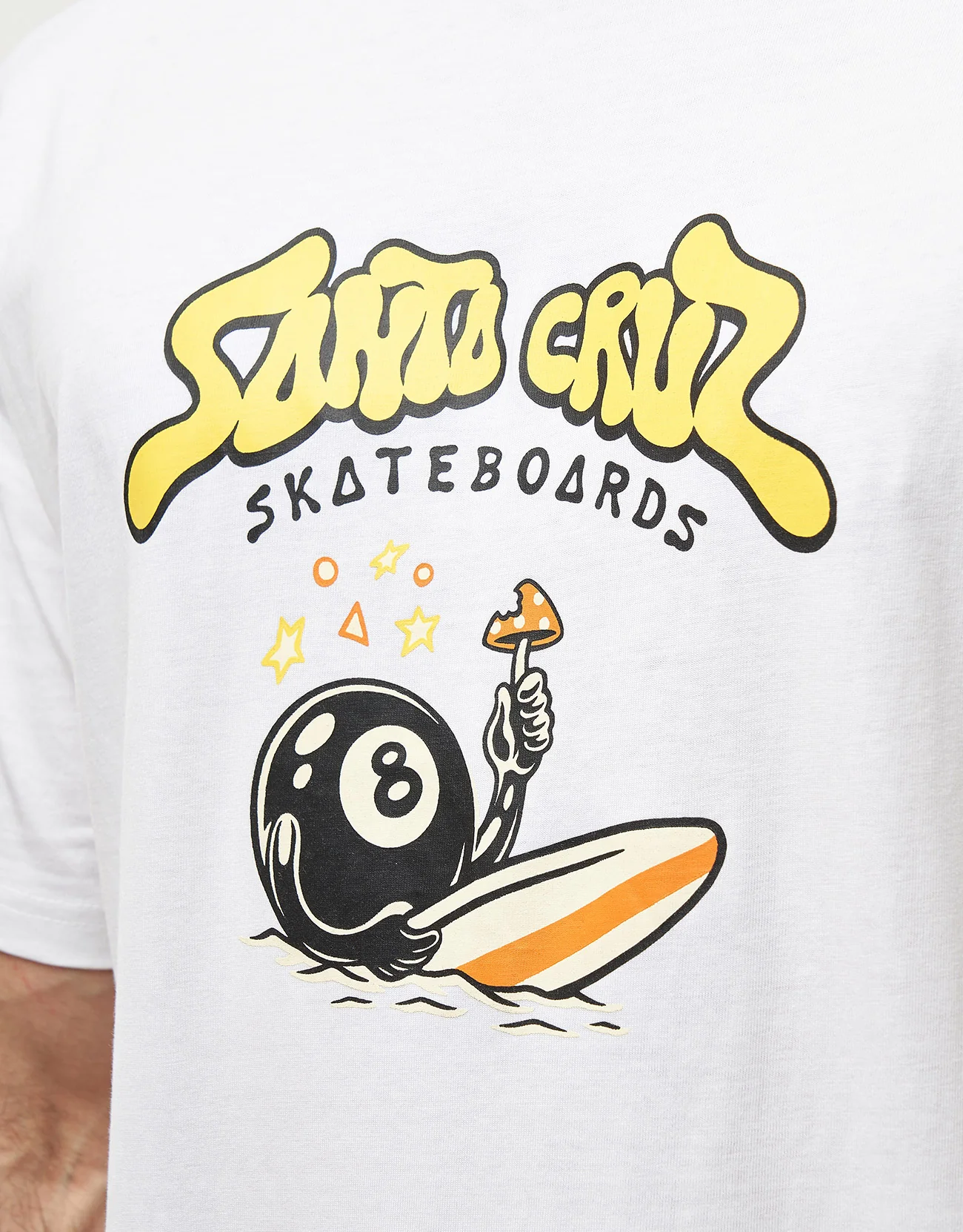 Santa Cruz Winkowski Surf Front T-Shirt - White - Image 2
